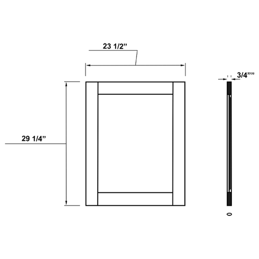 Base End Decorative Panel