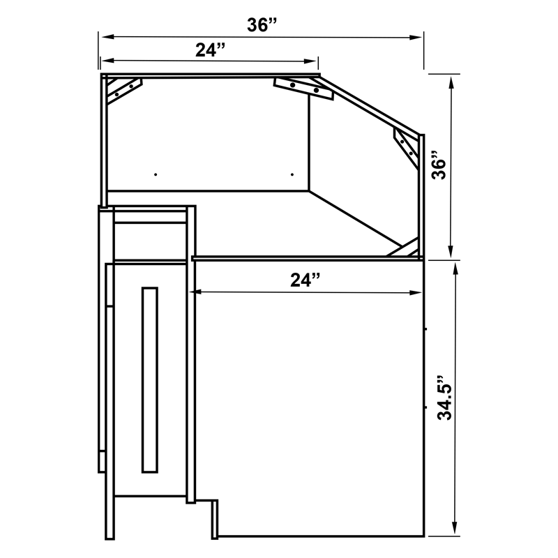 Lazy Susan Base Cabinet