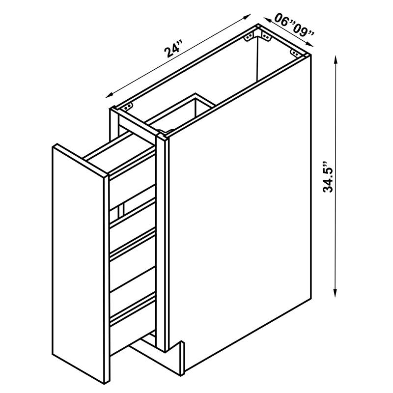 Base Cabinet - Spice Rack