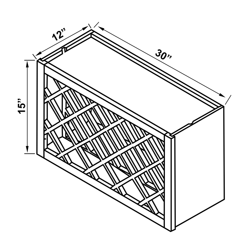 Wall Cabinet - Wine Rack